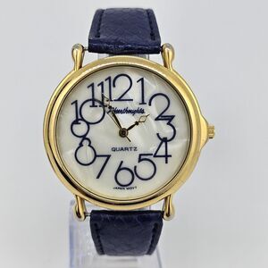 Afterthoughts Women's Watch 42MM‎ MOP Dial Purple Leather Bands New Battery